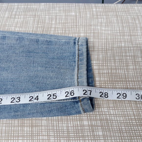 Mossimo Women's Skinny Jeans Size 10/30 Mid Rise Power Stretch Distressed Denim - Picture 9 of 10